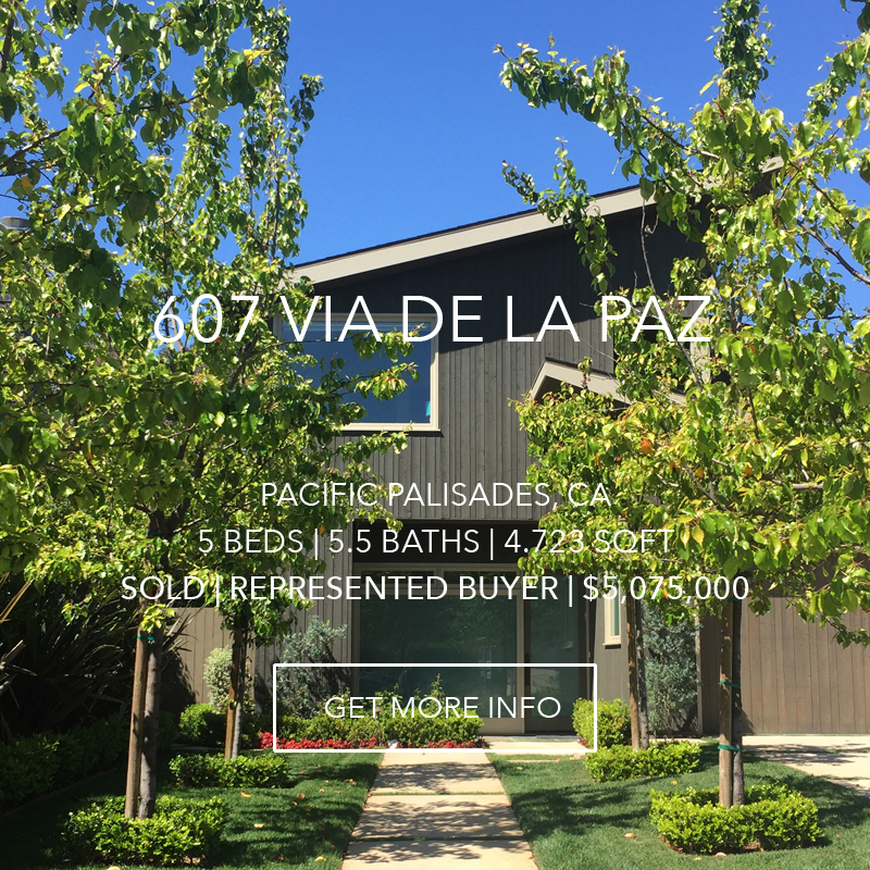 607 Via De La Paz | Pacific Palisades