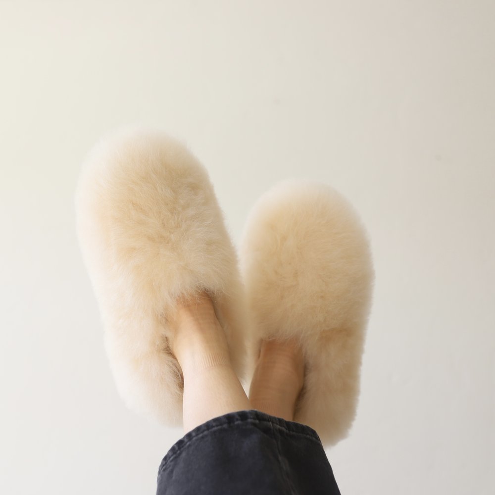 Cozy Alpaca Slippers