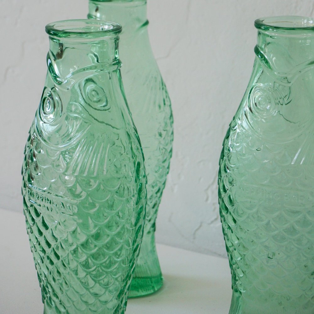 Green Fish Vase