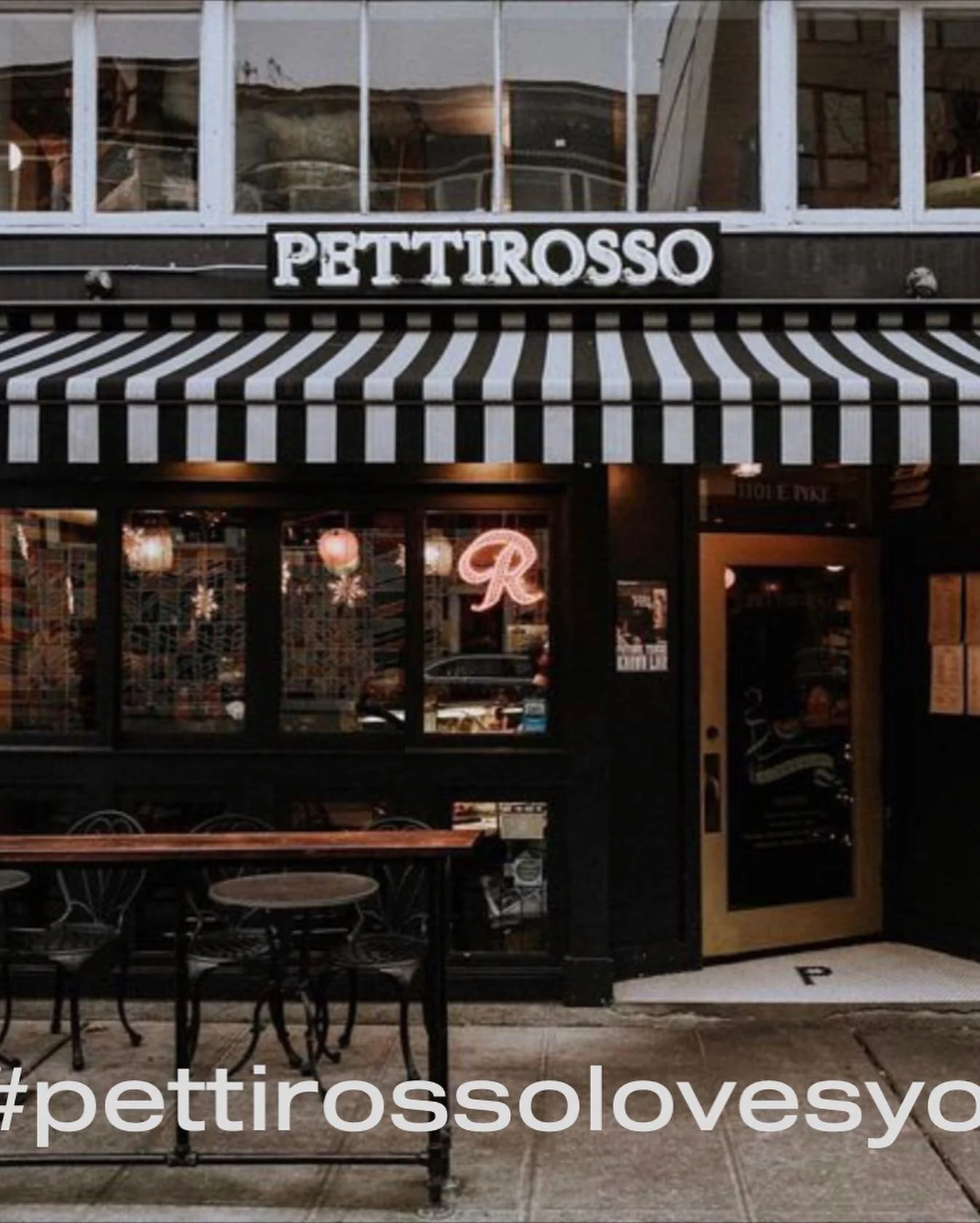Pettirosso loves you Seattle, but the path of small business is crushing right now. We would have stayed forever but we are exhausted and frustrated on all fronts.  We stayed open everyday during the pandemic, the protests, snow storms, years of cons