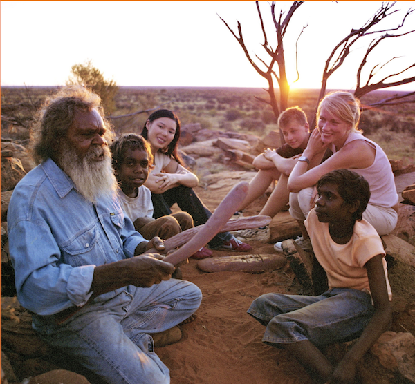 Image of Aboriginal storytelling from Cully Fest 