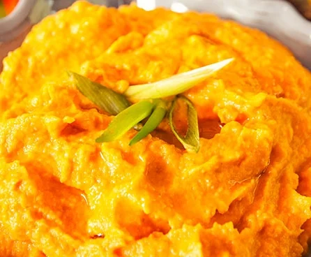 Sweet (potato) & Spicy Hummus