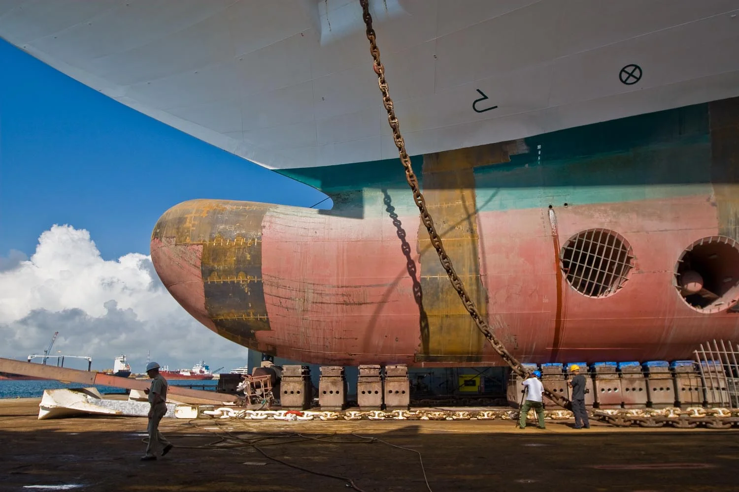Dry dock: Nassau, Bahamas