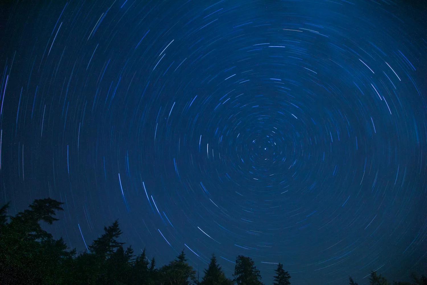 Star Trails: Kennedy Lake, BC