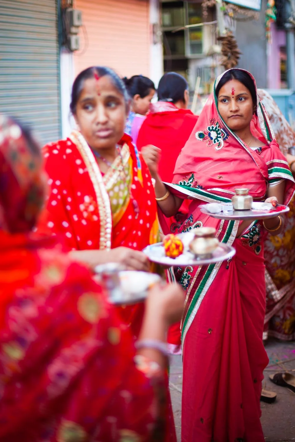 Preparations for the Holika Bonfire: Jaipur, Rajasthan 