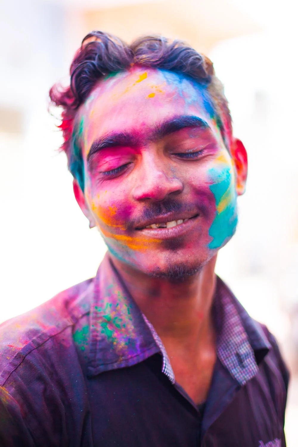  Holi; a day of celebration, love and hapiness: Jaipur, Rajasthan 