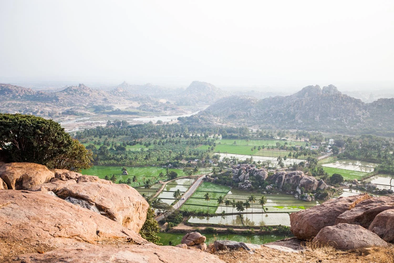  View from the Hanuman Temple: Hampi, Karnataka 