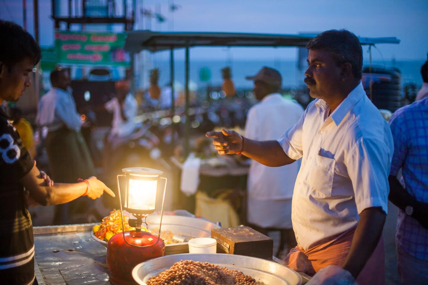  Night market: Kanyakumari, Tamil Nadu 