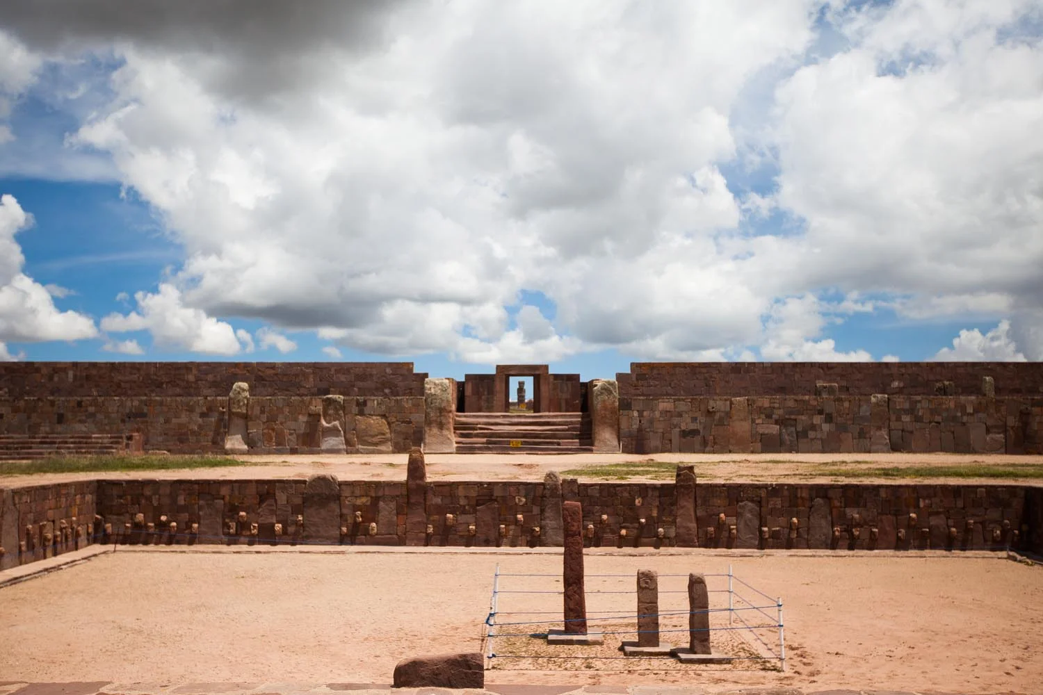  Pre-Inca Archaeological site: Tiwanaku, Bolivia 