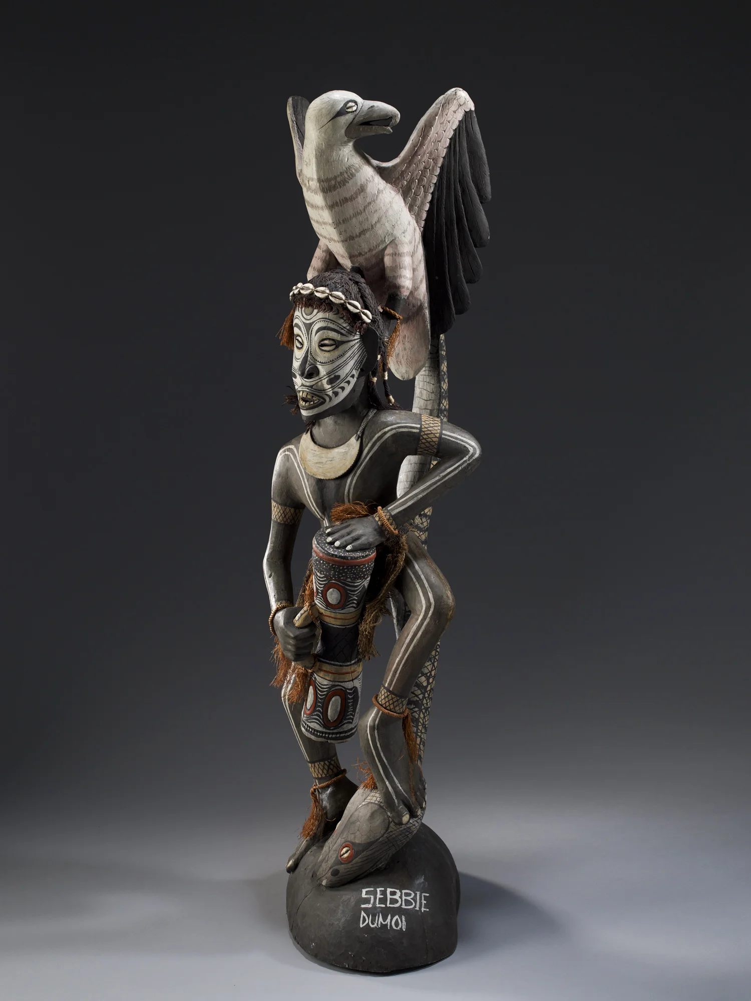 Drummer with Bird Aloft
