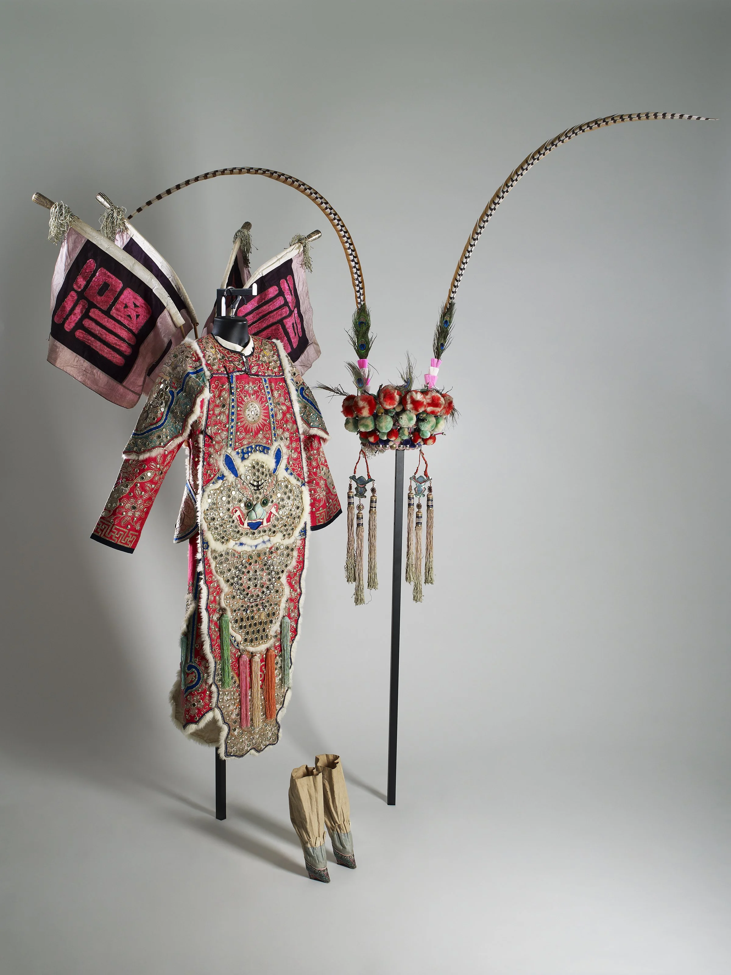Full Regalia, including bound feet shoes
