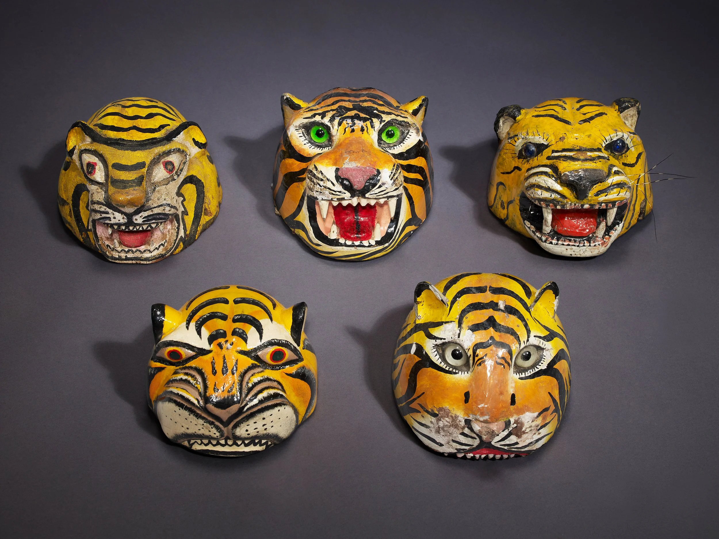 Papier-mâché masks