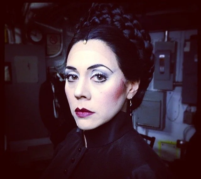 Backstage as Madame Giry in Broadway's The Phantom of the Opera