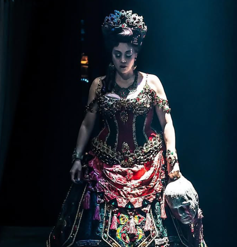 Satomi Hofmann as Carlotta "Before the Curtain Rises." © Greg Mills
