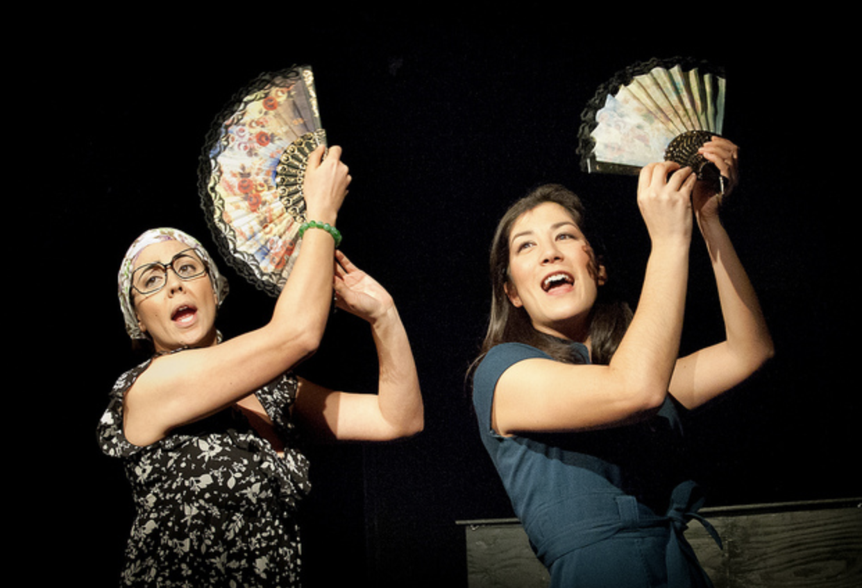 © New York & San Francisco Cast: Satomi Hofmann and Lynn Craig (photo credit: Lee Wexler, Images for Innovation)