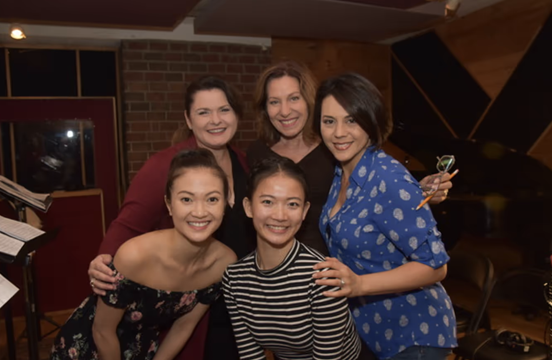 Erica Wong, Michele McConnell, Janet Saia, Xiao Xiao Cao, and Satomi Hofmann                   © Genevieve Rafter-Keddy 2019