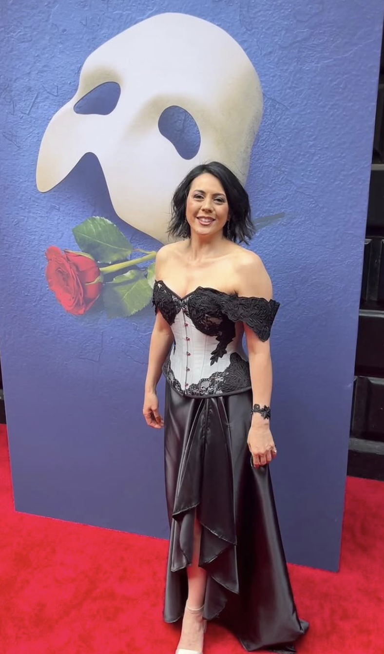 Satomi Hofmann at the closing of The Phantom of the Opera on Broadway © Genevieve Rafter-Keddy 2023