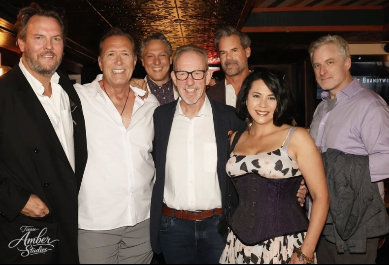 Satomi Hofmann and the cast of 'Death on the Brandywine' at the Pre-Launch Cast Party for 'Death on the Brandywine © Tiease Amber Studios 2026