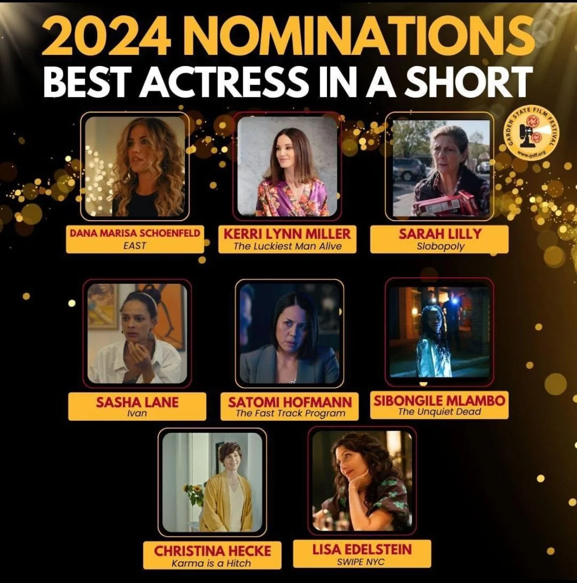 Garden State Film Festival 2024 Nominations 
© The Fast Track Program 