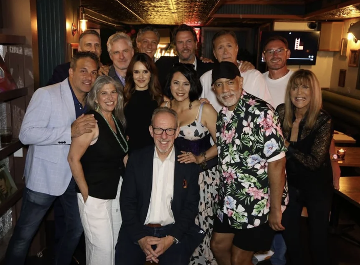 Satomi Hofmann and the cast and production crew of 'Death on the Brandywine' at the Pre-Launch Cast Party for 'Death on the Brandywine © Shefik 2026