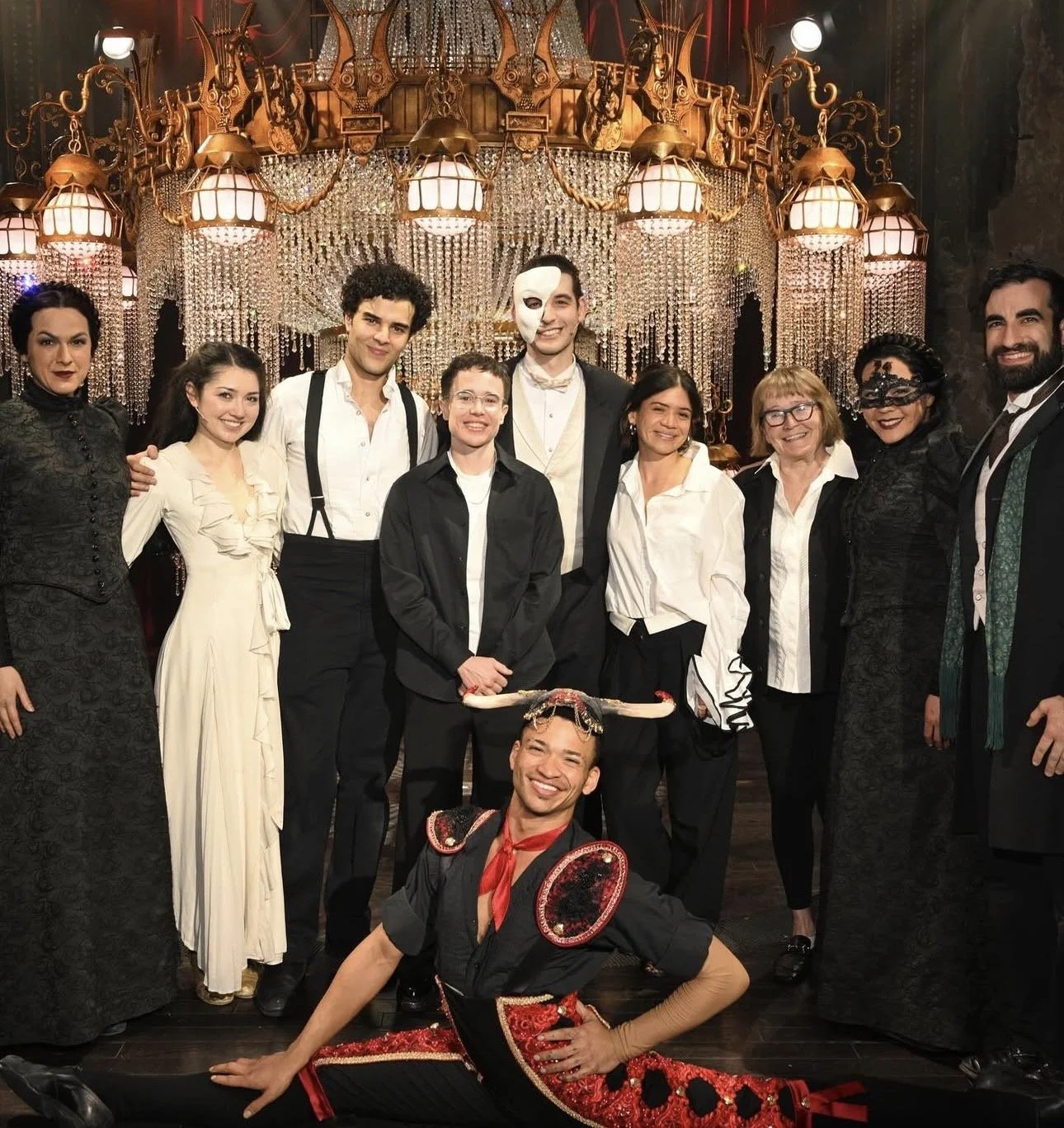 Some of the Masquerade Company with Elliot Page © Thomas Mundell
