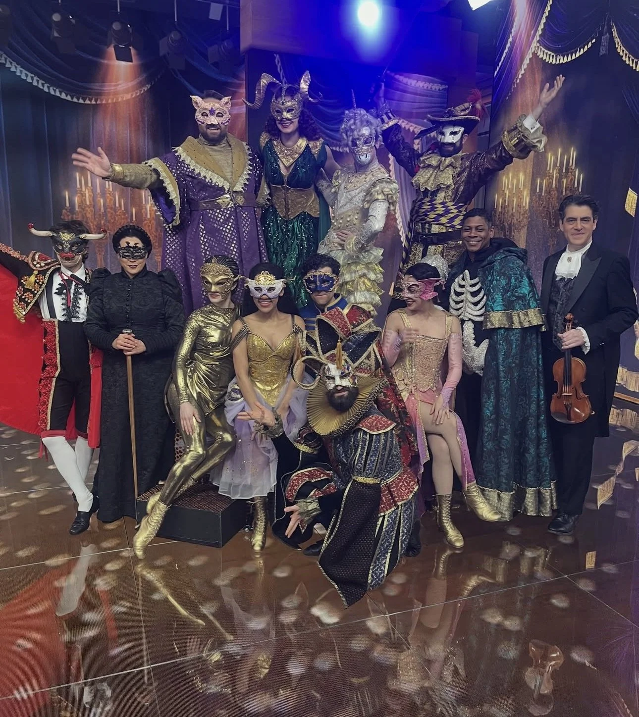 The Cast of Masquerade on Good Morning America © February 2026
