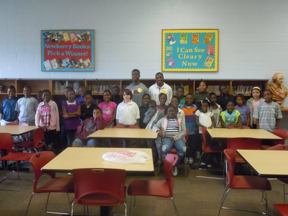 Books for Bama: We helped collect books from around the world for Tuscaloosa schools who lost all their books during the April 27, 2011 Tornado.