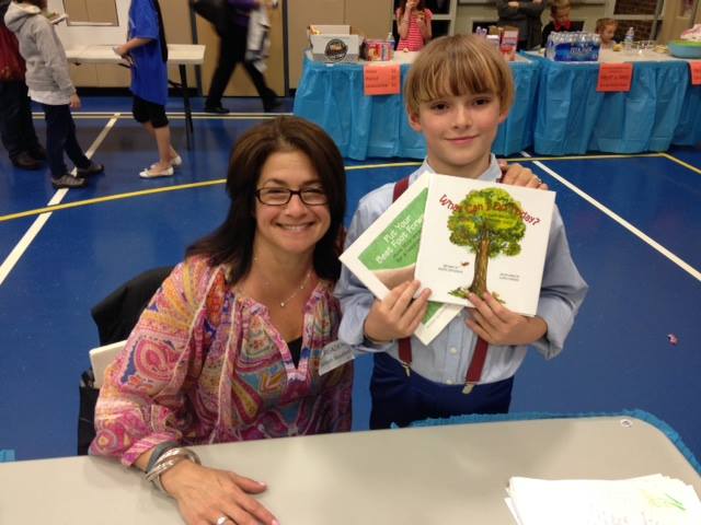 Allison read at Read Across America and was lucky to meet Cole; who is a third grader at NPE!