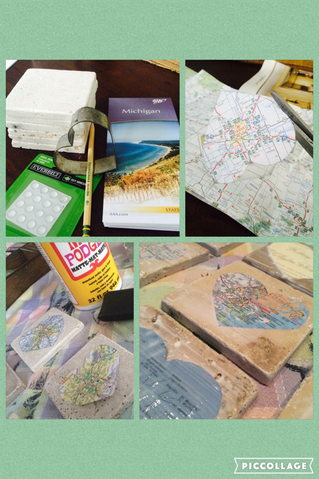 Personalized Map Coasters: Step by Step