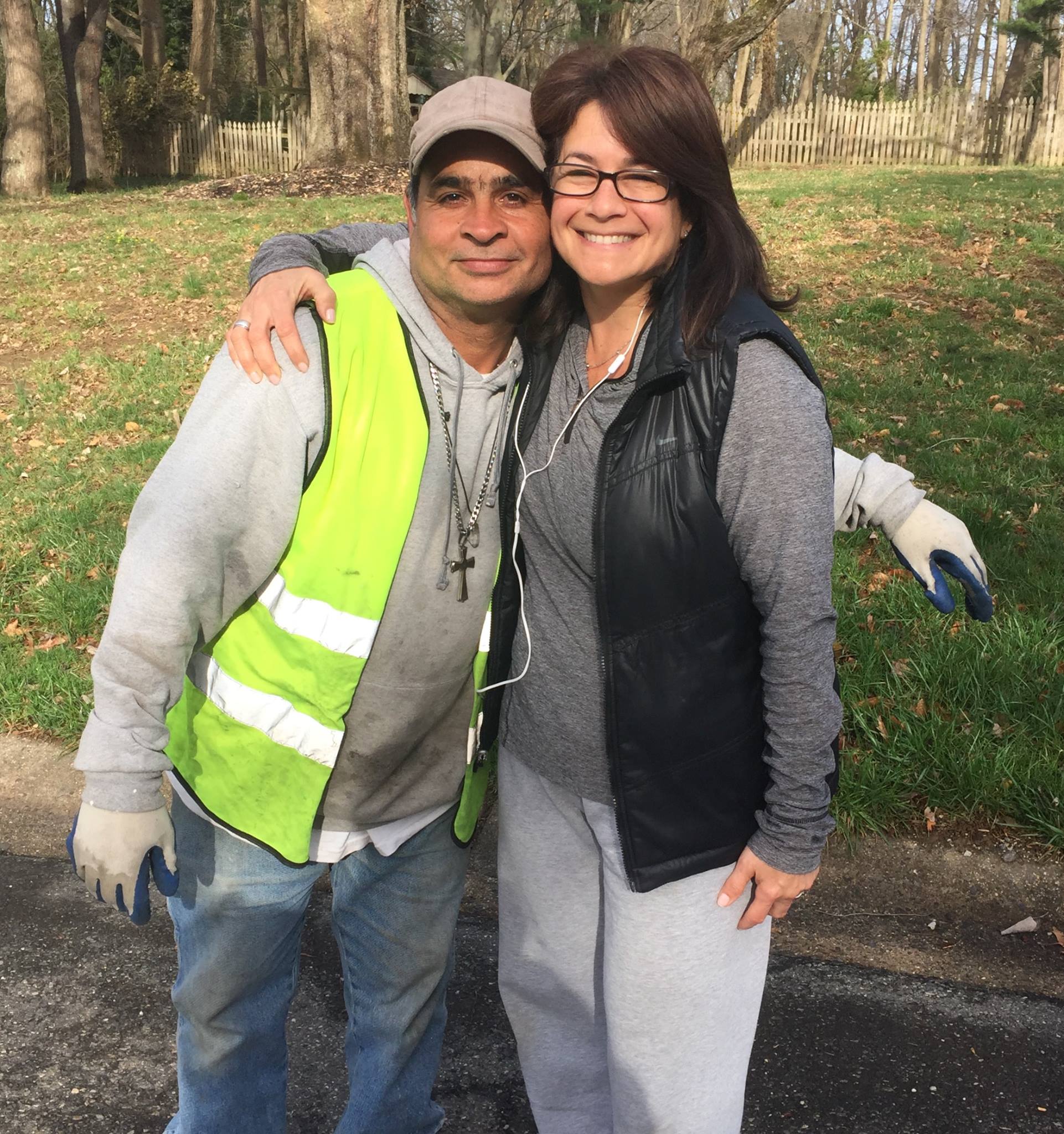 Me and my recycling friend Willi