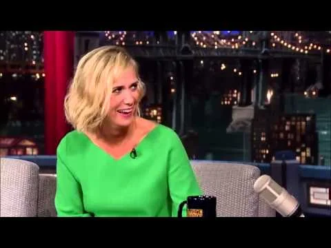 Kristen Wiig talks Asheville on Letterman