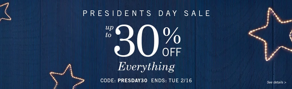 Tiny Prints: Presidents Day Sale!