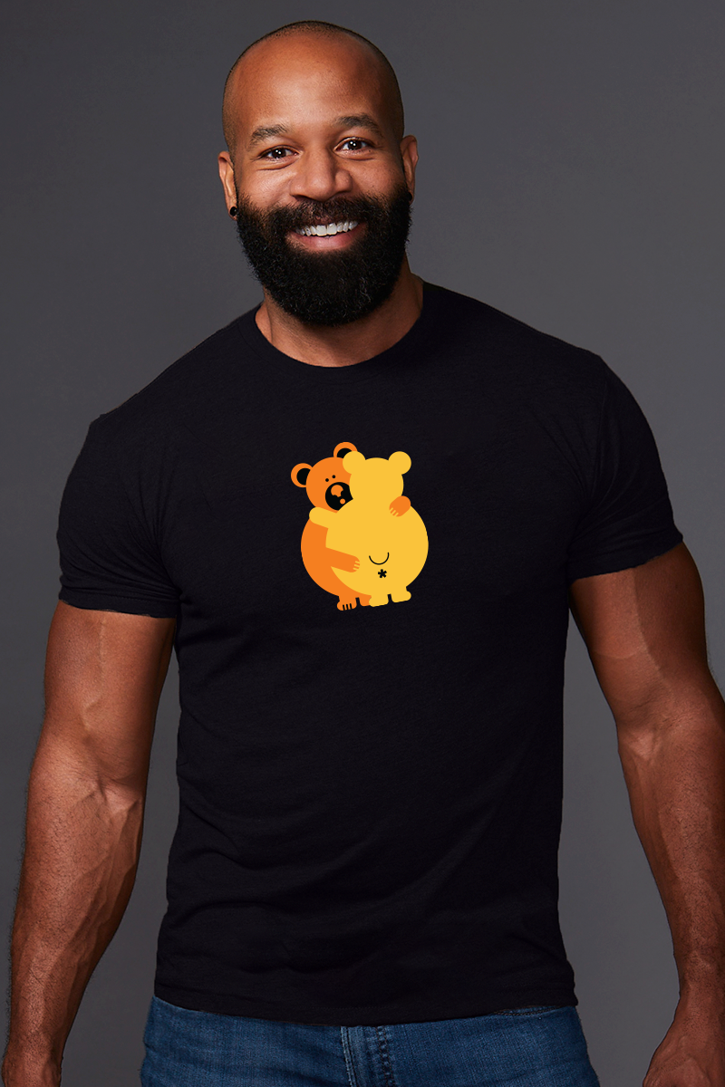 【XL】LVERSE「BEAR HUG」TEEとCD BEARHUG TEE — Silber Fuchs NYC