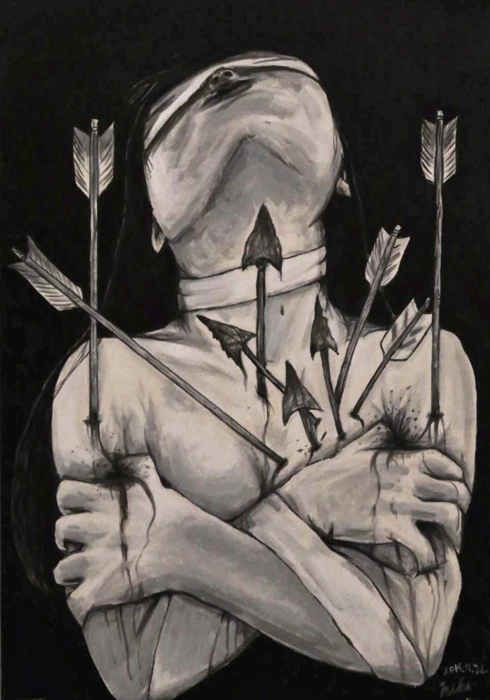 "Feel pain ,feel alive"