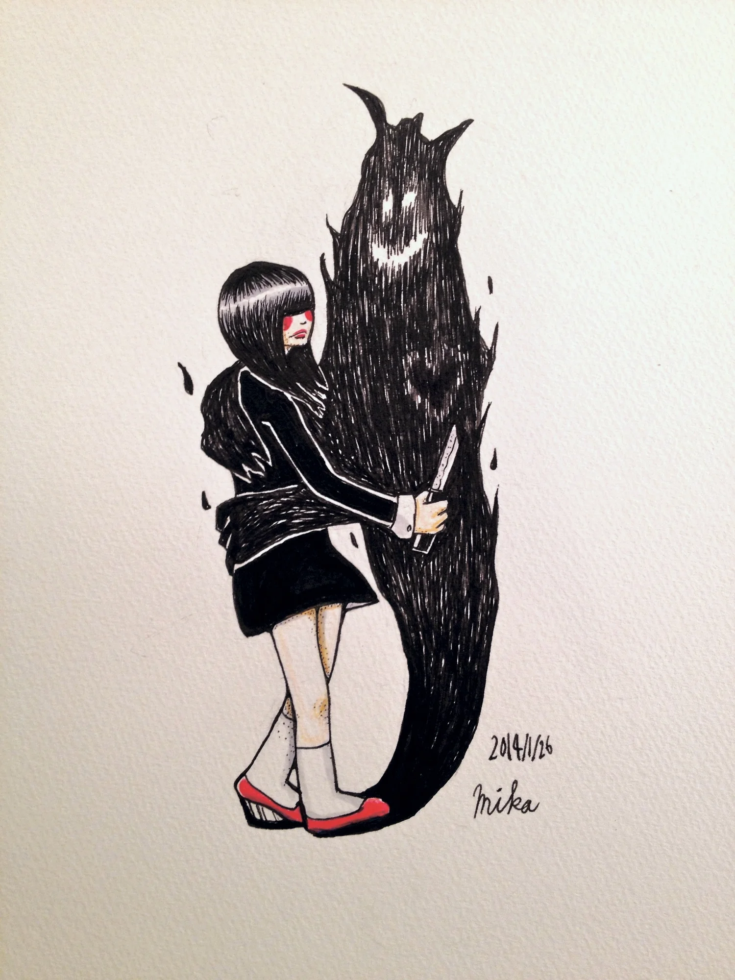 "Life is dancing with ourselves shadow."