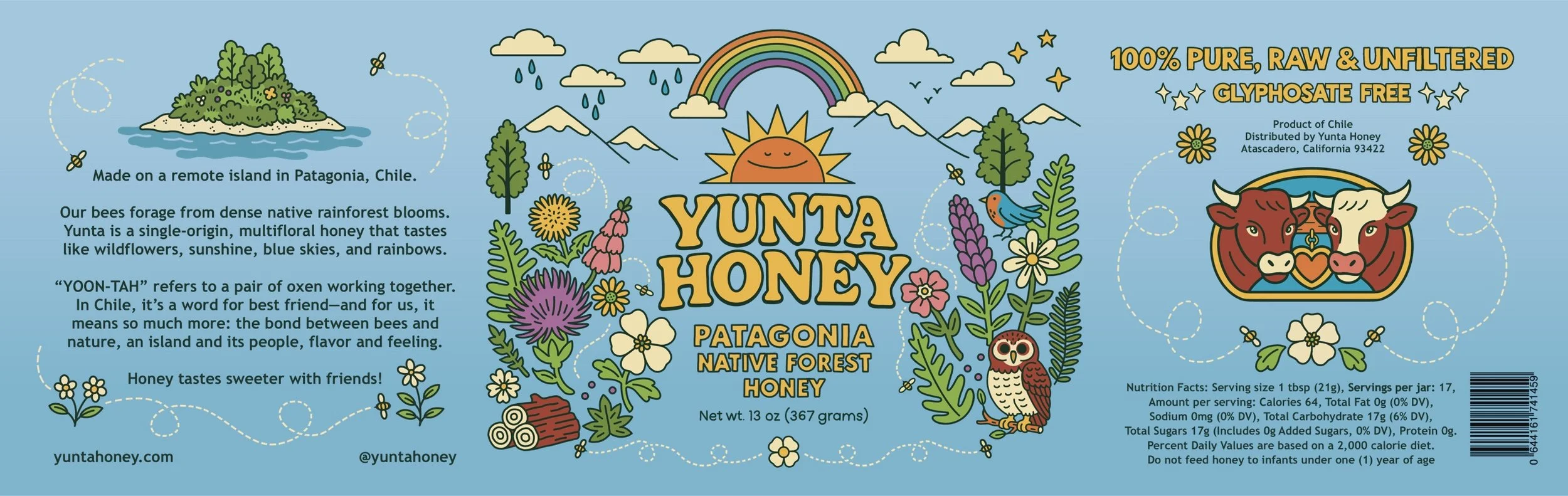 Yunta Honey Label