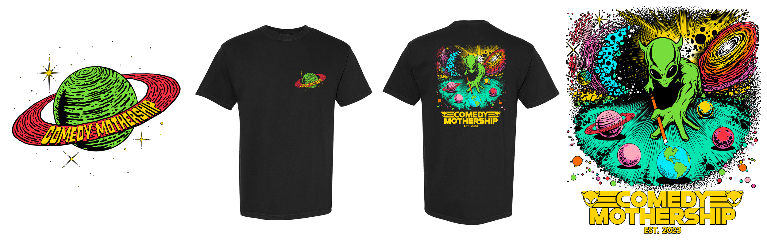Comedy Mothership Pool Table Tee.png