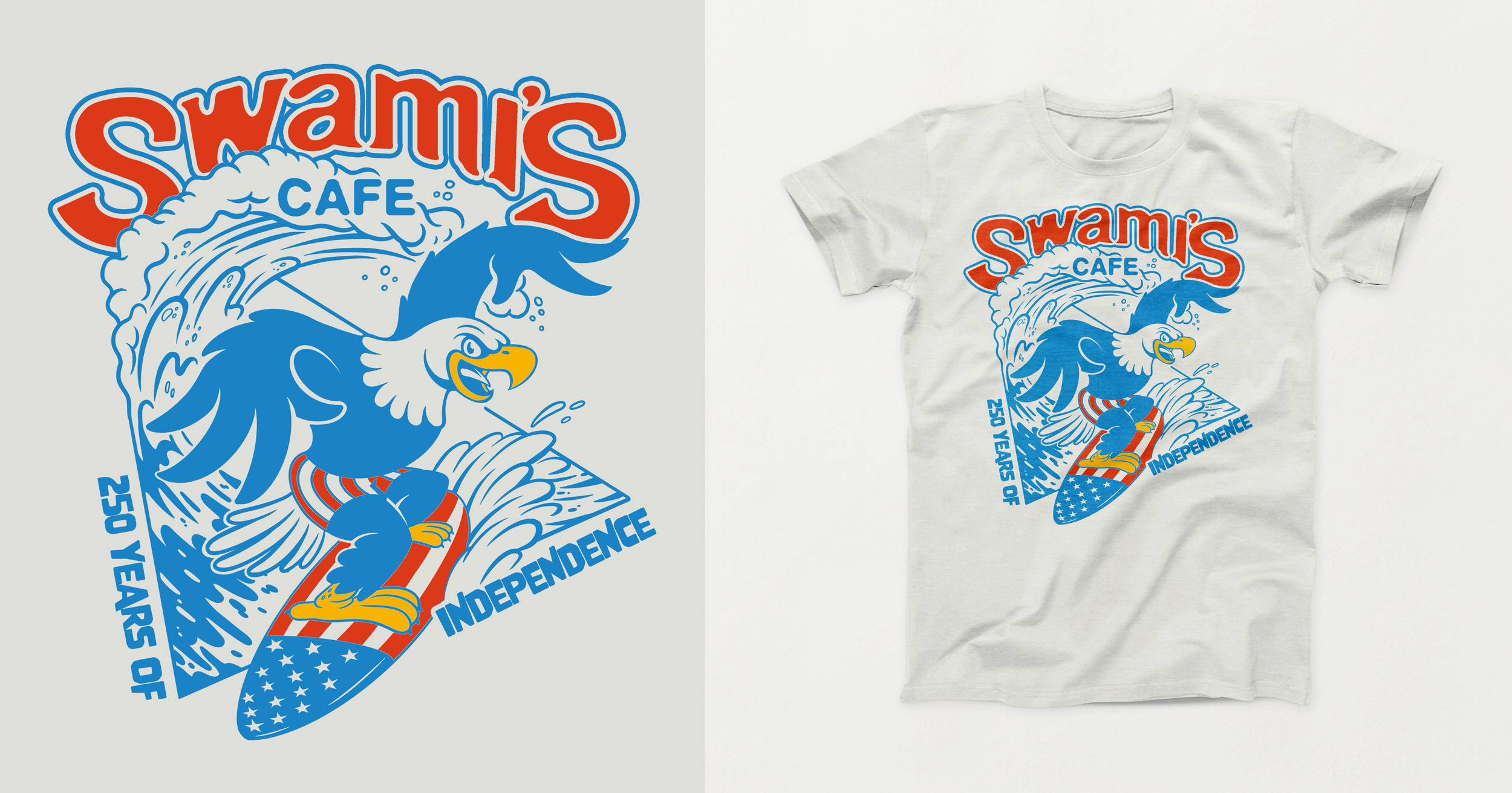 Swami's Cafe Surfin' Eagle Shirt.png