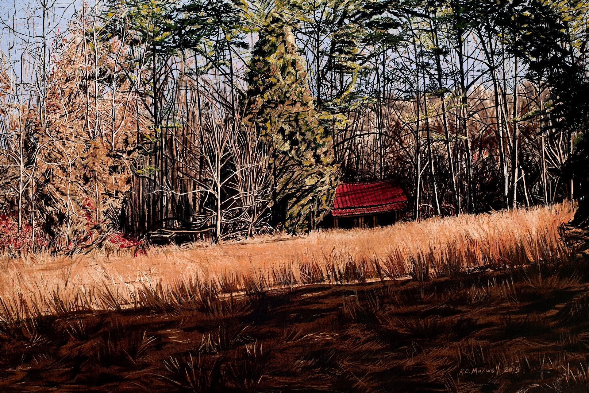 2015 - Sunlit Field, oil on canvas, 20x30.jpg