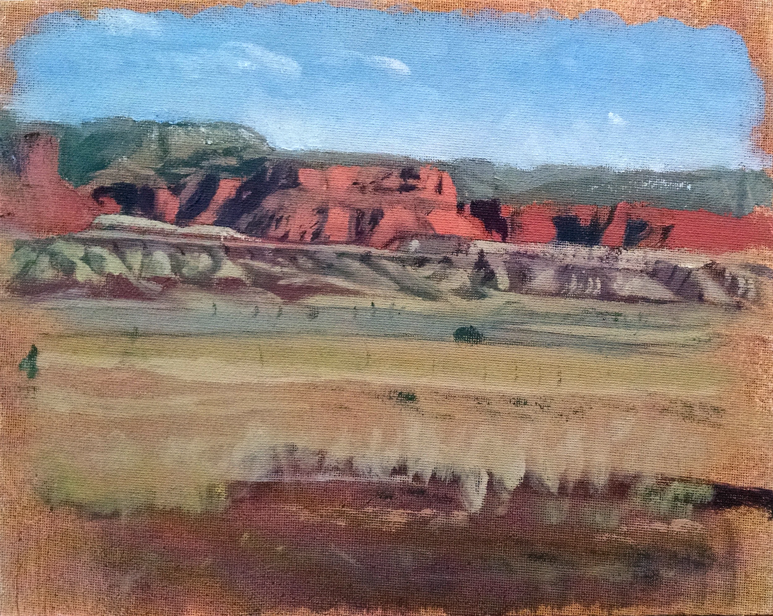 Lukachukai I, Arizona , 8 x 10 in. Oil on canvas. Available for purchase. (2016)