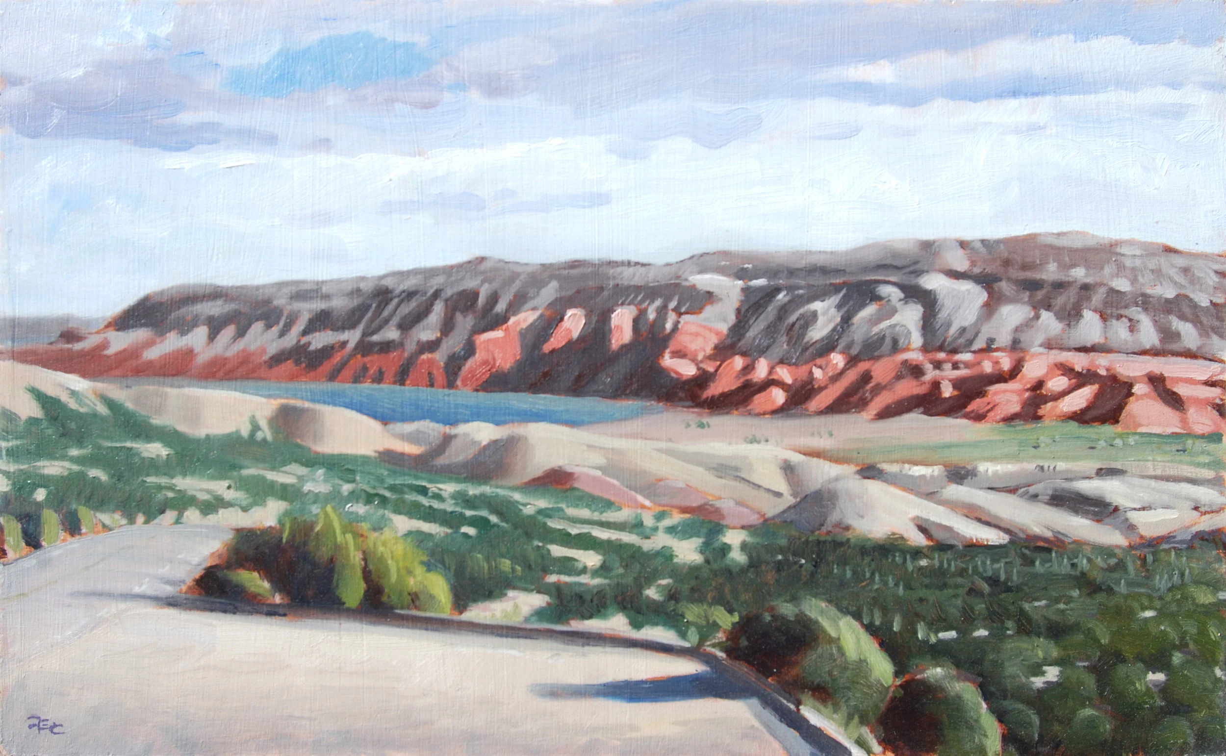 Sykes Mountain , 10 x 16 in. Oil on panel. Private collection. (2016)