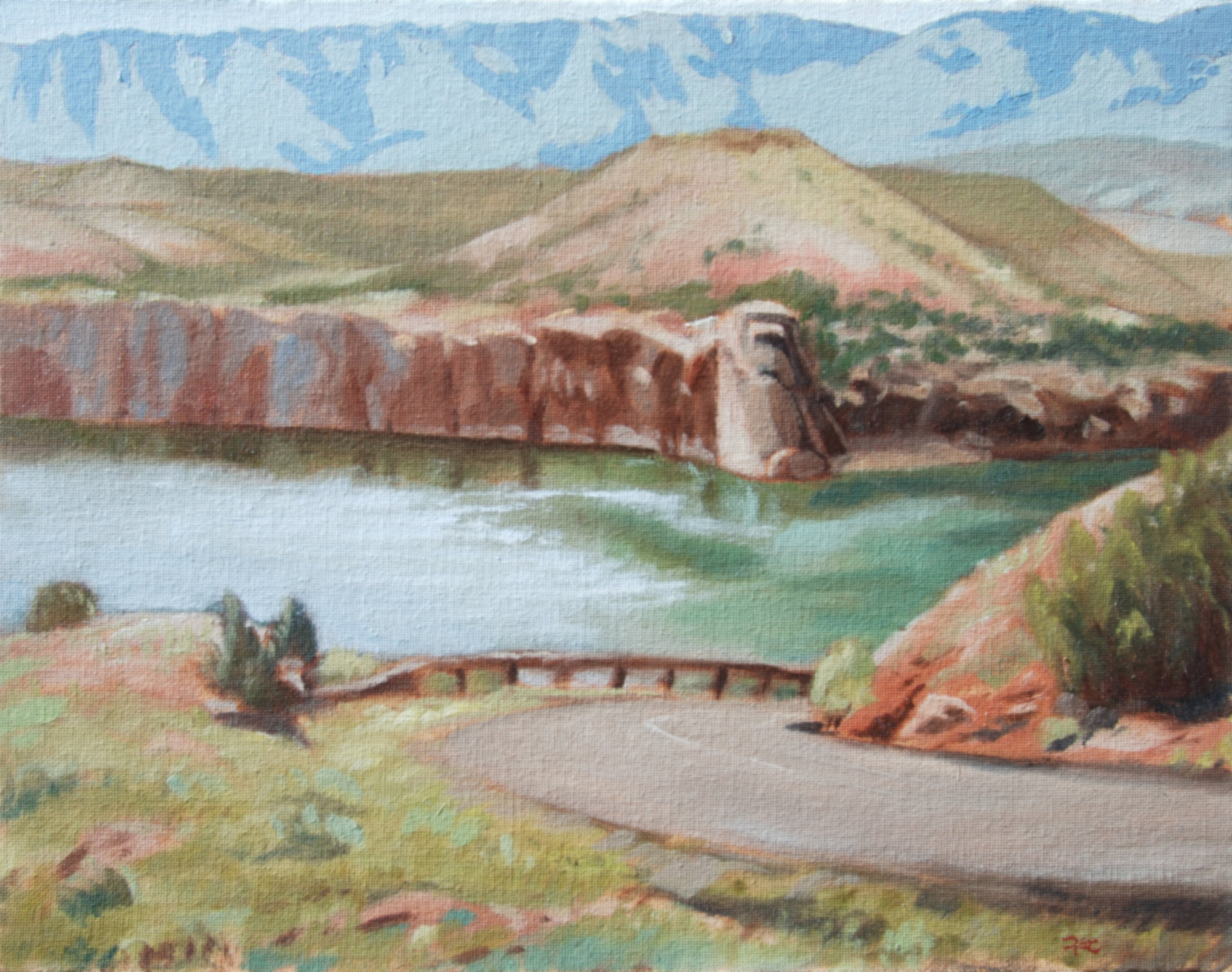 Barry's Landing, 11 x 14 in. Oil on canvas. Available for purchase. (2016)