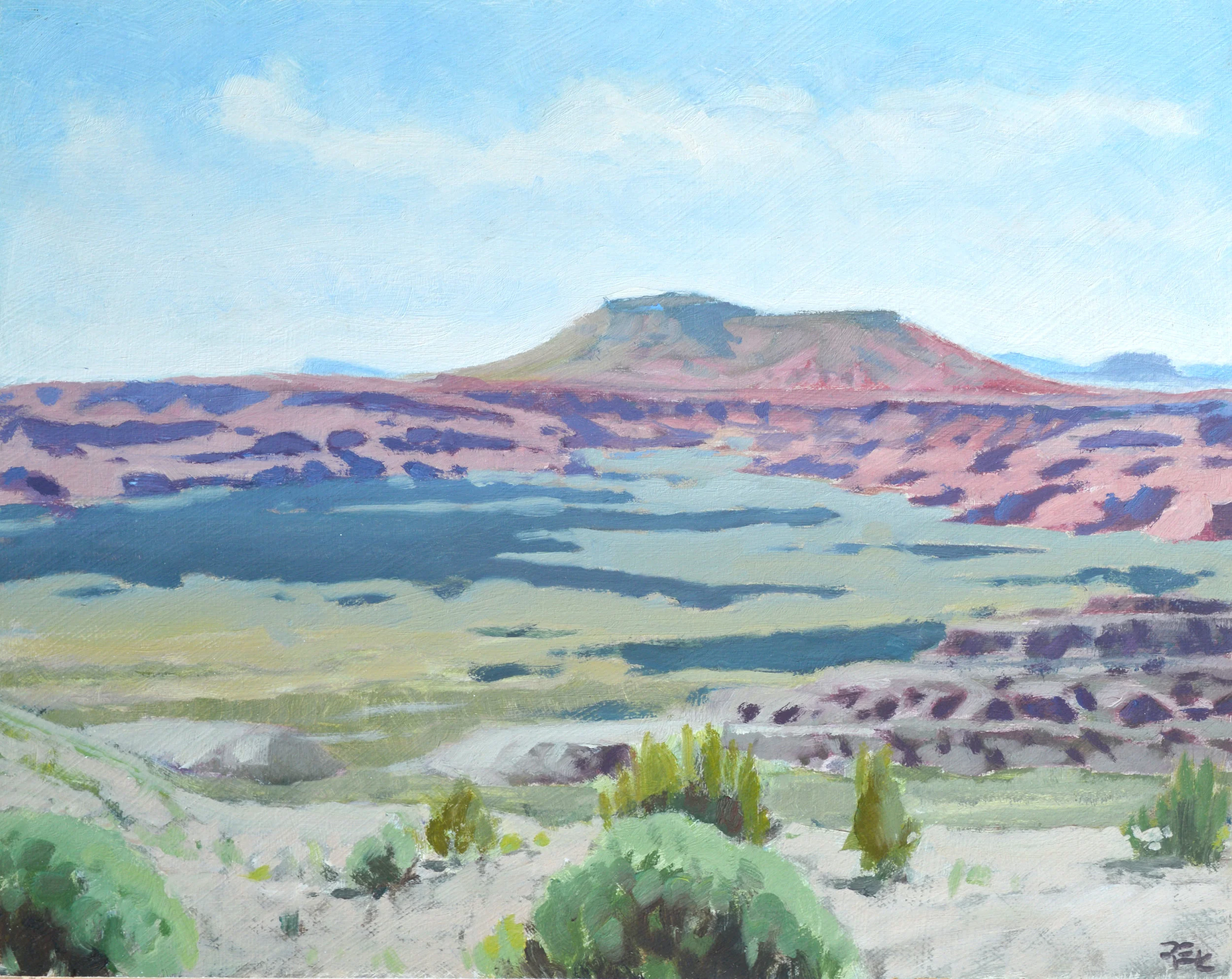 Pilot Rock II, 8 x 10 in. Oil on panel. Private collection. (2017)
