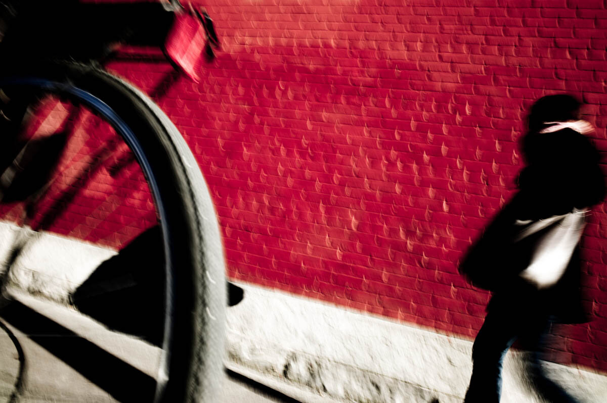 Montreal Bike & Red Wall