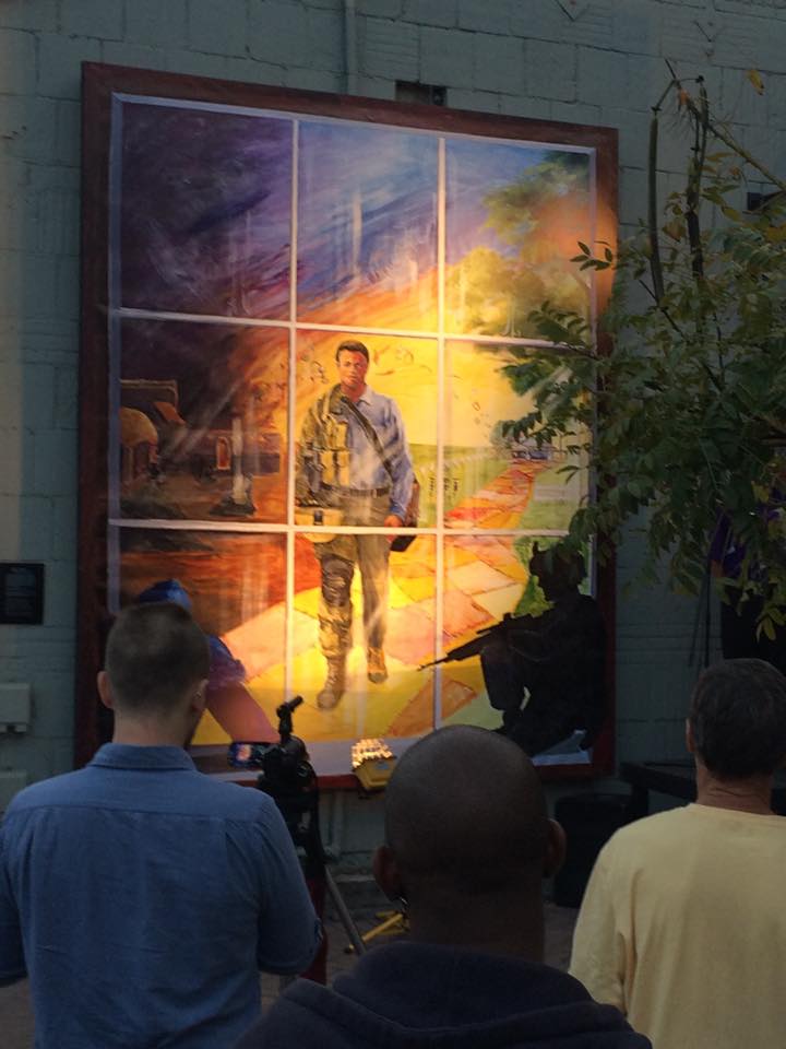 Dec. 7, 2014 Veteran Mural Project mural unveiling