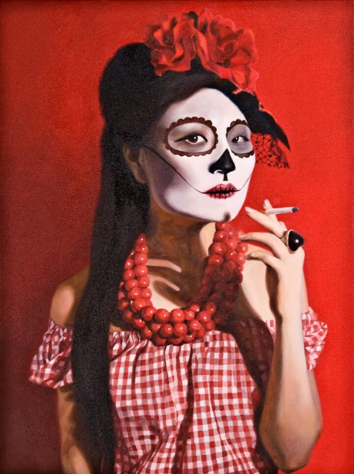 Ruby Chew, Gloria, Oil on Canvas, 65 x 45 cm, 2010