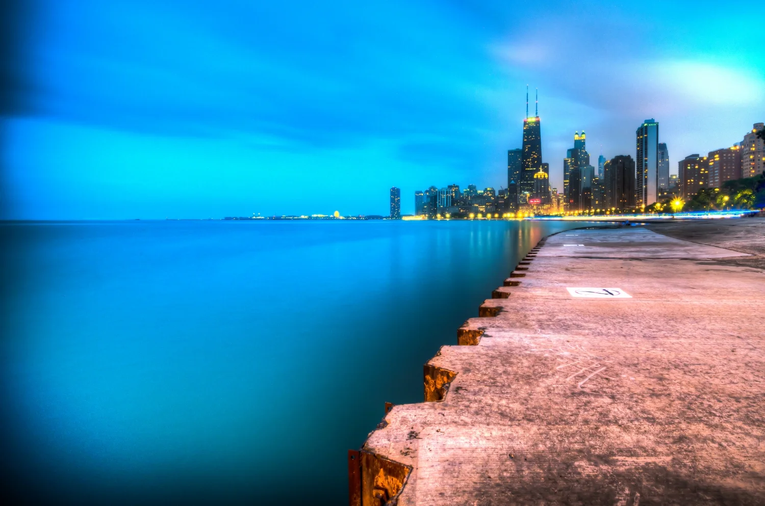 Chicago Skyline from North Avenue Beach