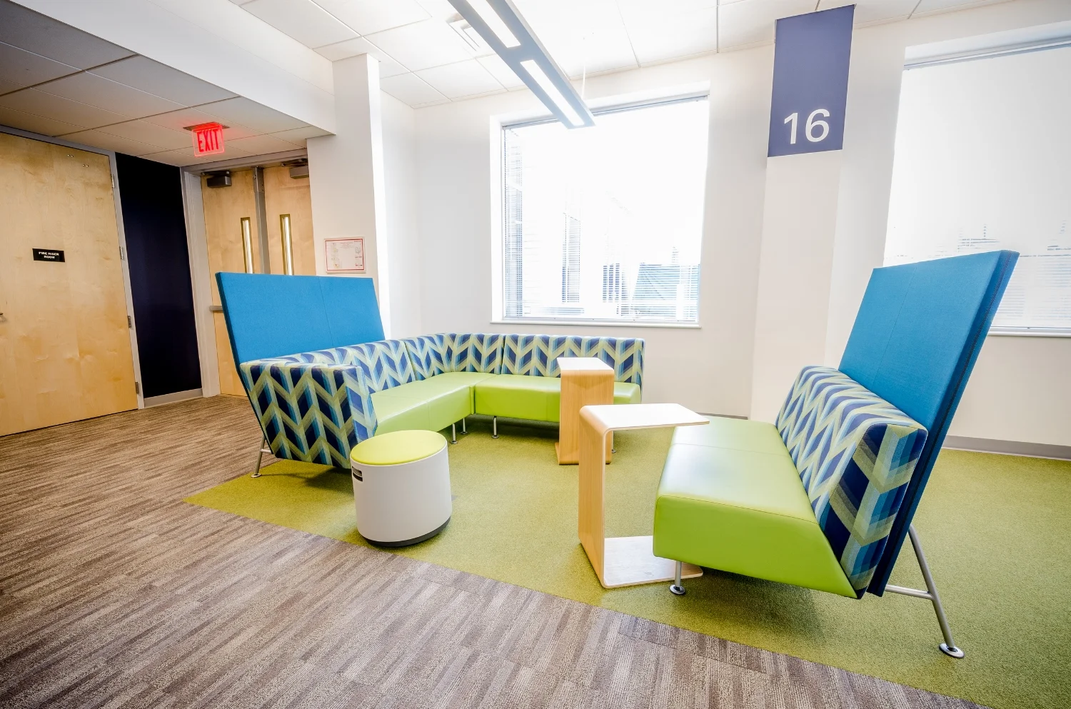 Colorful Lounge Work Space