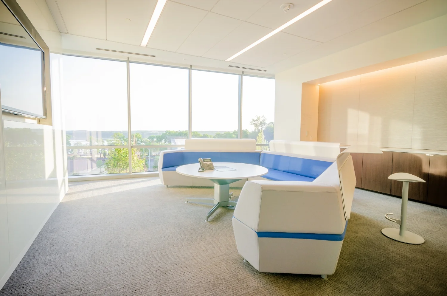 Meeting Room with Colorful Sofa