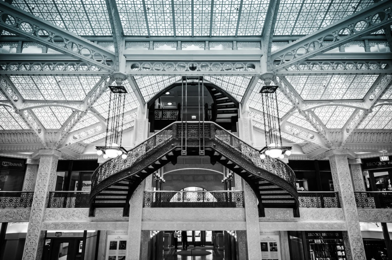 The Rookery Building Atrium in Chicago